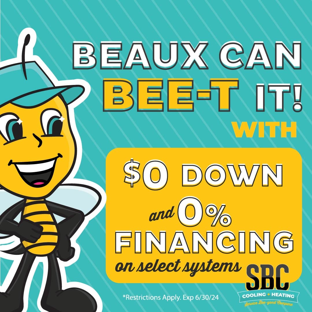 Save money on your AC installation in Bossier City LA.
